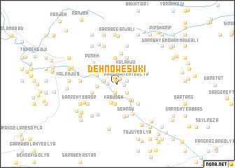 map of Dehnow-e Sūkī