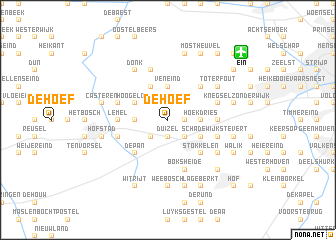 map of De Hoef