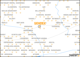 map of De Hoek