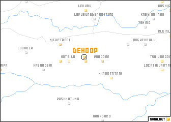 map of De Hoop
