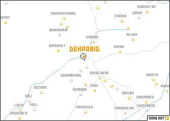 map of Deh Pābīd