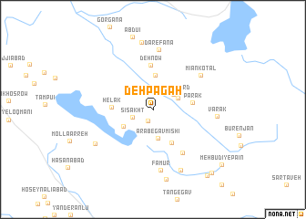 map of Deh Pāgāh