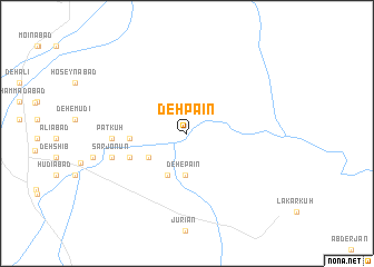 map of Deh Pāʼīn