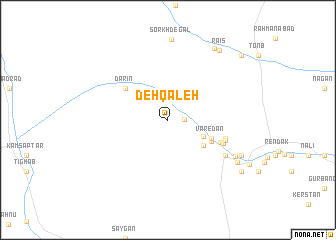 map of Deh Qal\