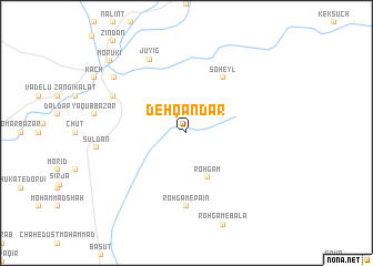 map of Dehqāndar