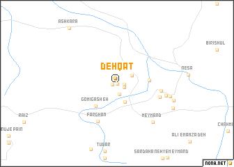 map of Deh Qāt
