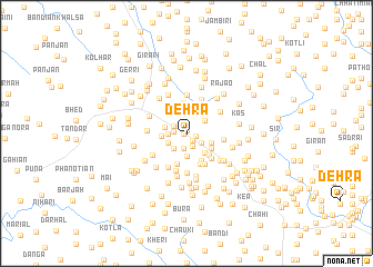 map of Dehra