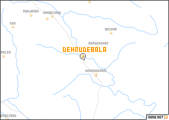 map of Dehrūd-e Bālā