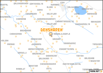 map of Deh Shāreh