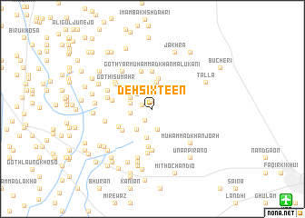 map of Deh Sixteen