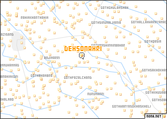 map of Deh Sonahri