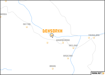 map of Deh Sorkh