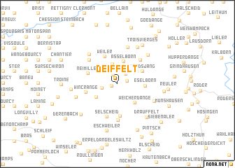 map of Deiffelt