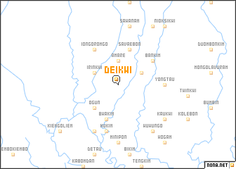 map of Deikwi