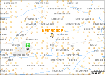 map of Deinsdorf