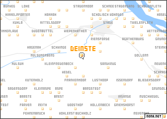 map of Deinste