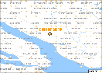 map of Deisendorf