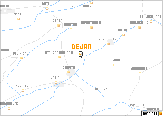map of Dejan