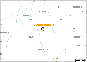 map of Dejazmach Āmetʼelī