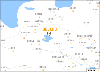 map of Dejevo