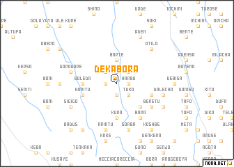 map of Deka Bora