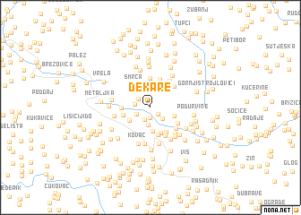 map of Dekare