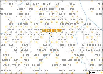 map of Deke Bora