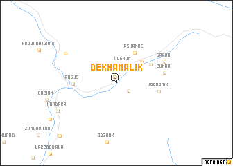map of Dekhamalik