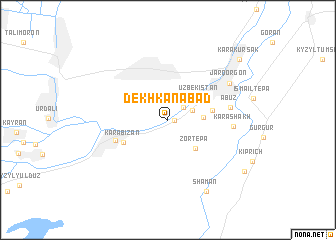 map of Dekhkanabad