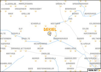 map of De Kiel