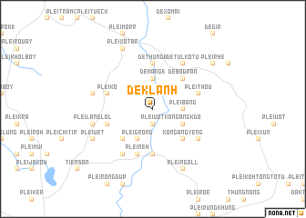 map of De Klanh