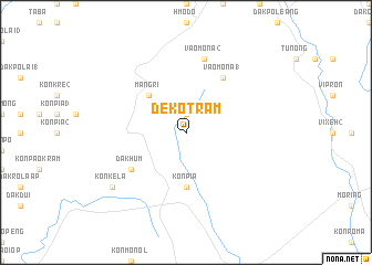 map of De Kotram
