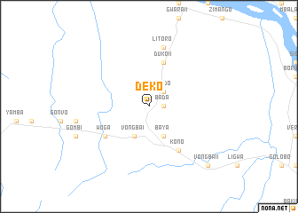 map of Deko
