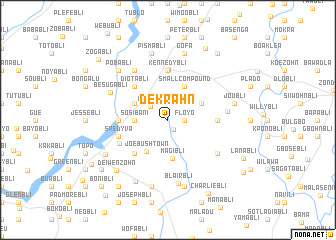 map of Dekrahn