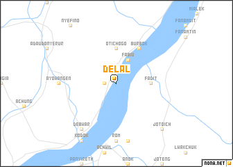 map of Delal