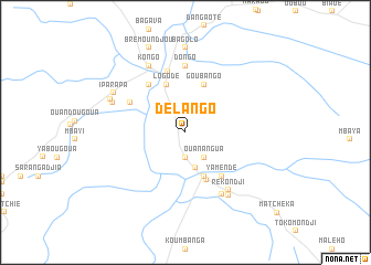 map of Délango