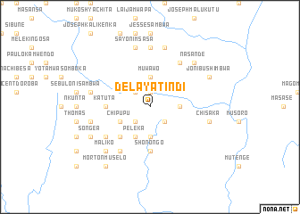 map of Delaya Tindi