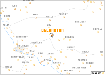 map of Delbarton