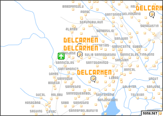 map of Del Carmen