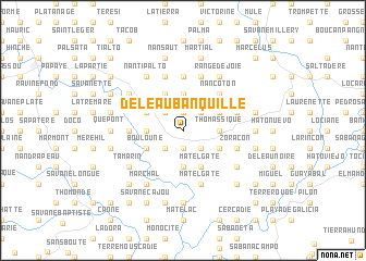 map of De lʼEau Banquille