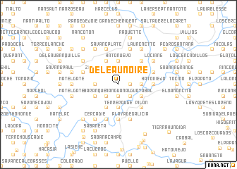 map of De lʼEau Noire