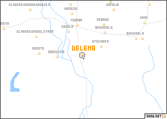 map of Delema
