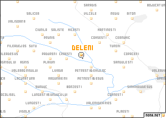 map of Deleni
