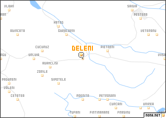 map of Deleni