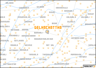 map of Delha Chattha