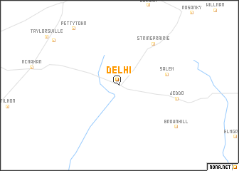 map of Delhi