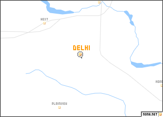 map of Delhi