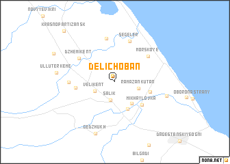 map of Delichoban