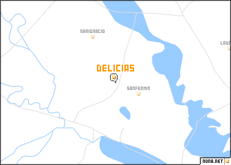 map of Delicias