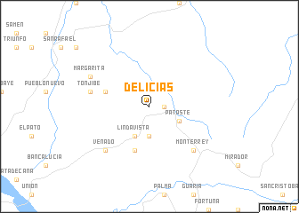 map of Delicias